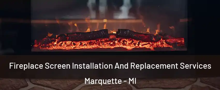  Fireplace Screen Installation And Replacement Services Marquette - MI